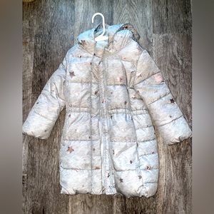 Kids long puffer jacket